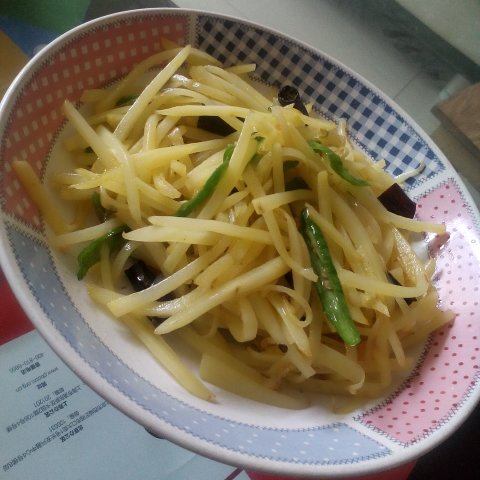 青椒土豆丝