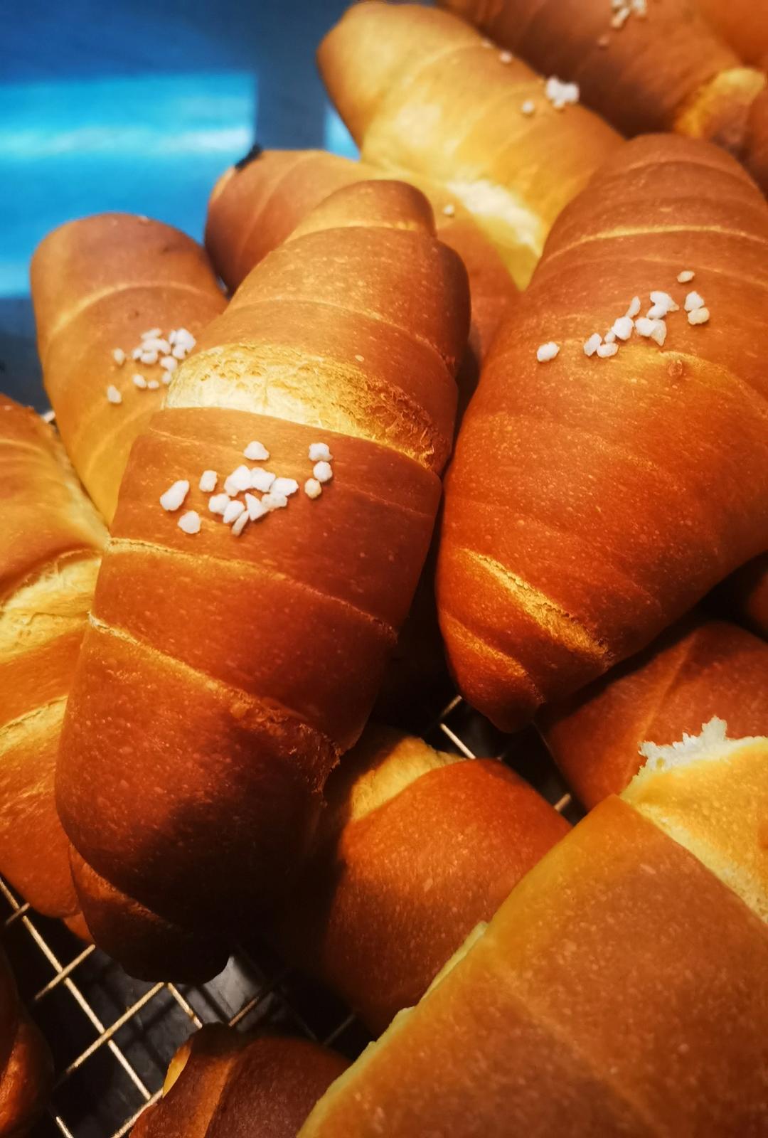 脆皮盐面包｜法国老面