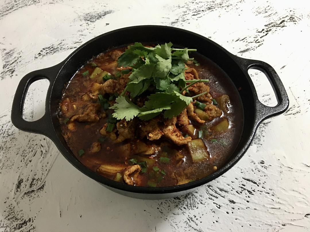 乐活教主的美食之——四川水煮肉片的做法