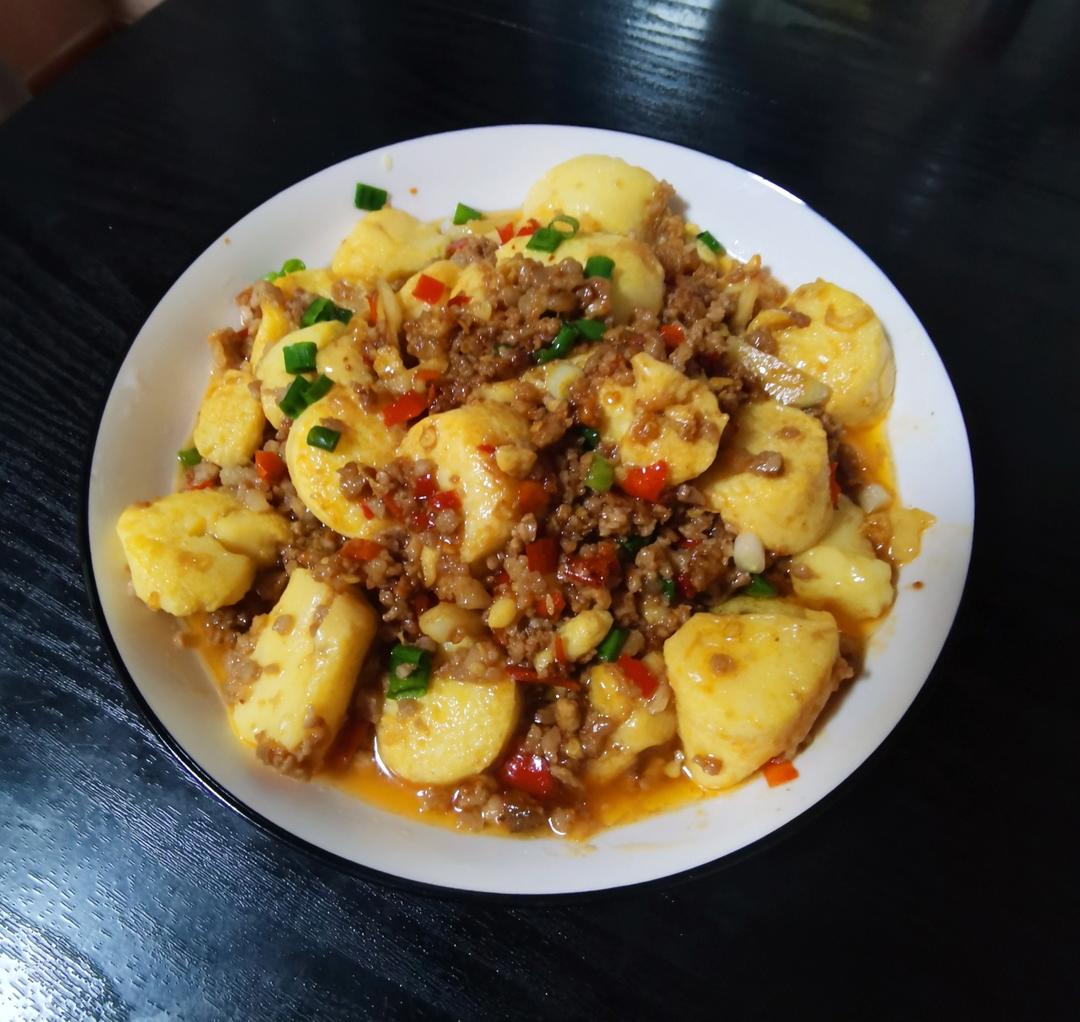 肉末日本豆腐（下饭家常菜）
