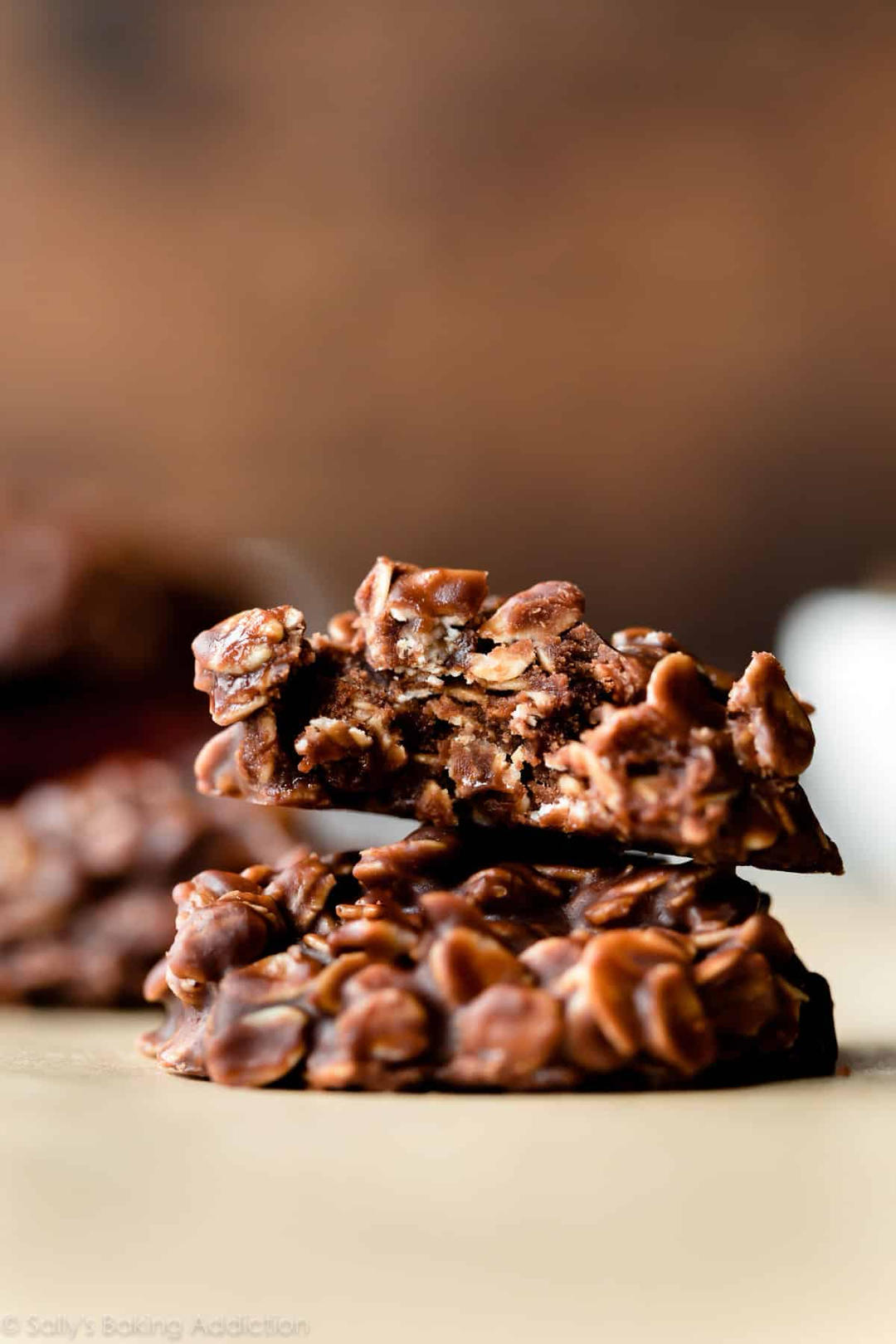 Chocolate peanut butter no-bake cookies的做法