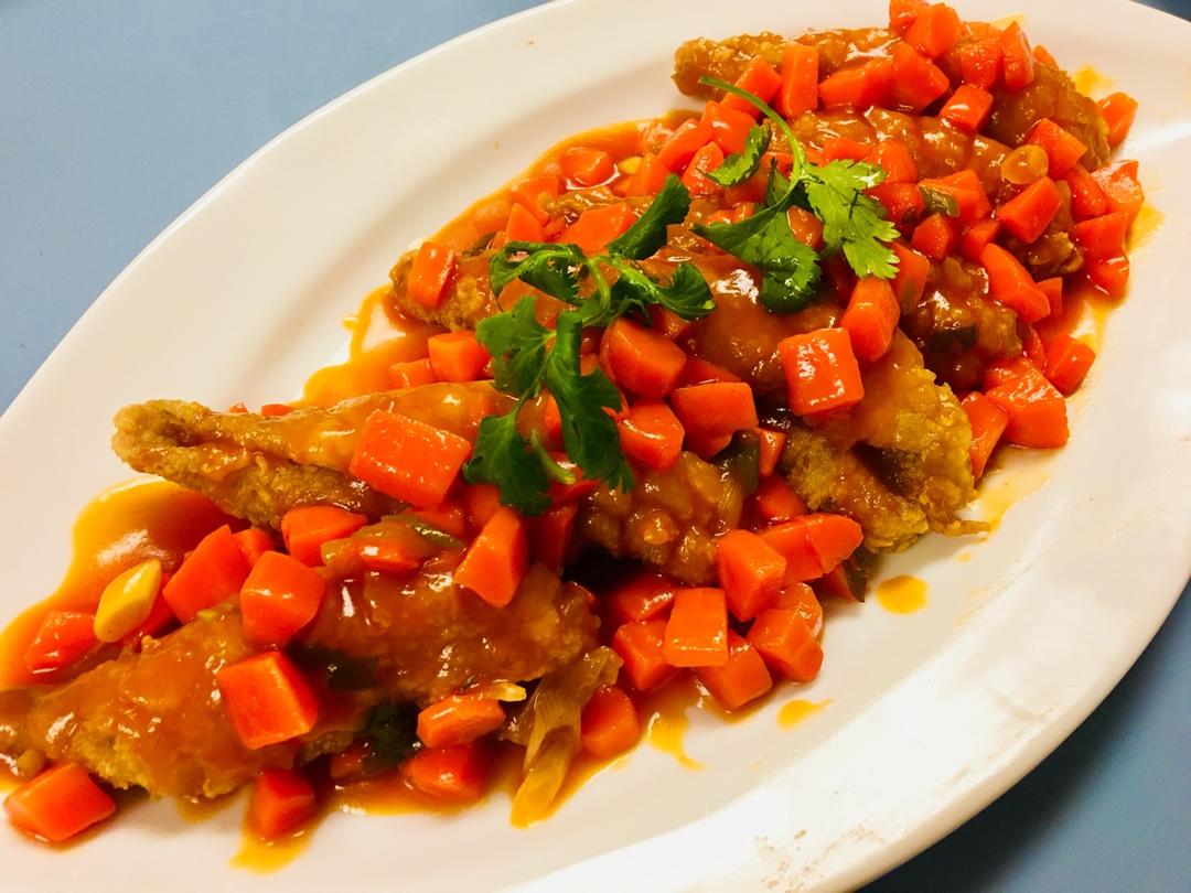 年菜必学【松鼠桂鱼】，给你多动图食谱，不信你学不会！（孔瑶原创食谱）