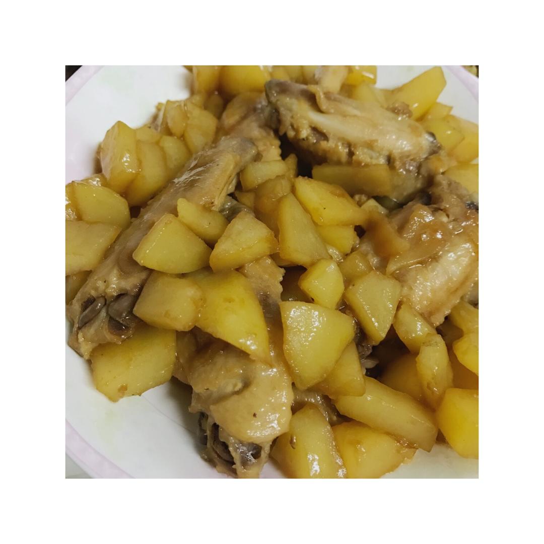 土豆炖鸡翅（快手零失败）