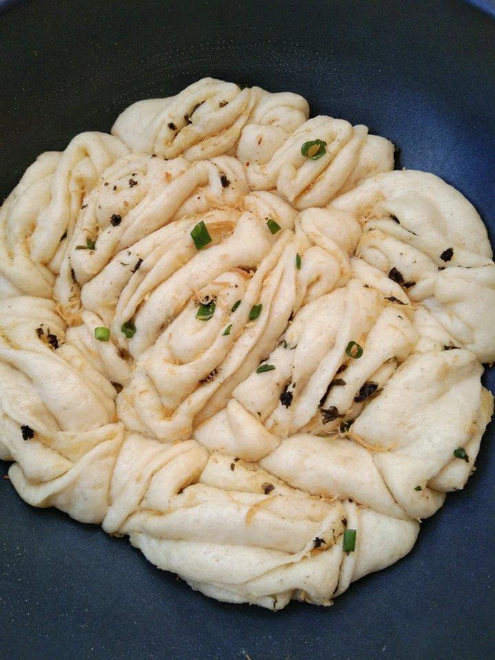 生煎肉松花卷