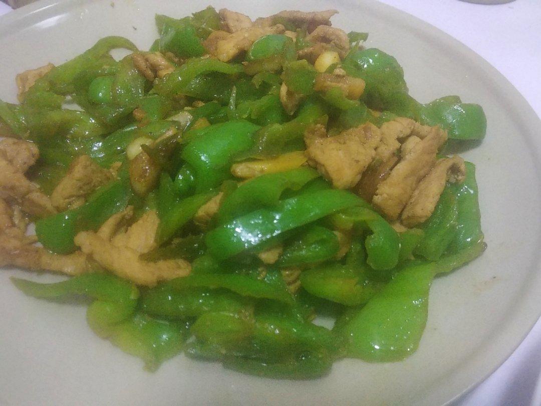 孜然青椒炒肉