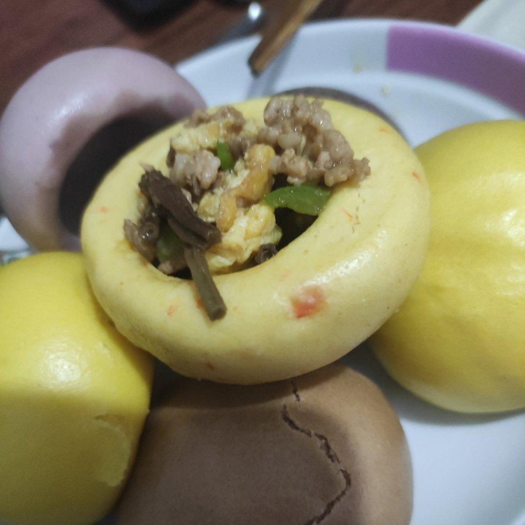 窝窝头加配菜