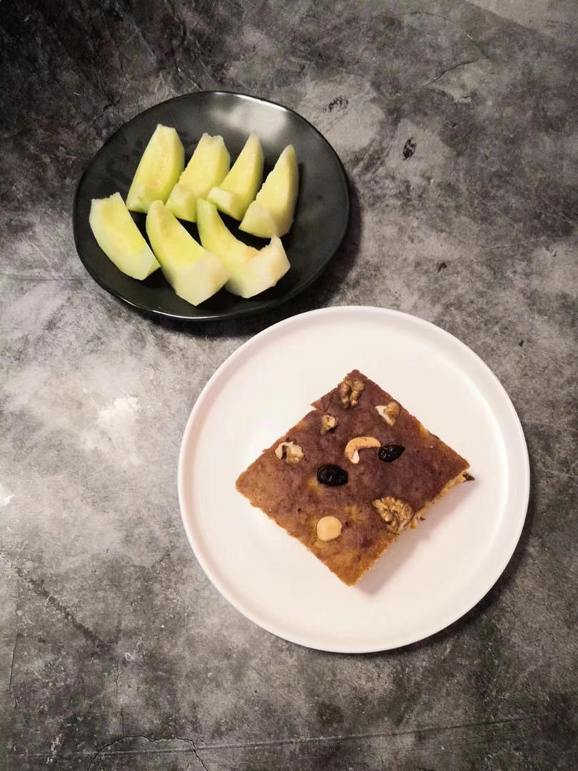 香蕉核桃蛋糕（低油少糖健康版）