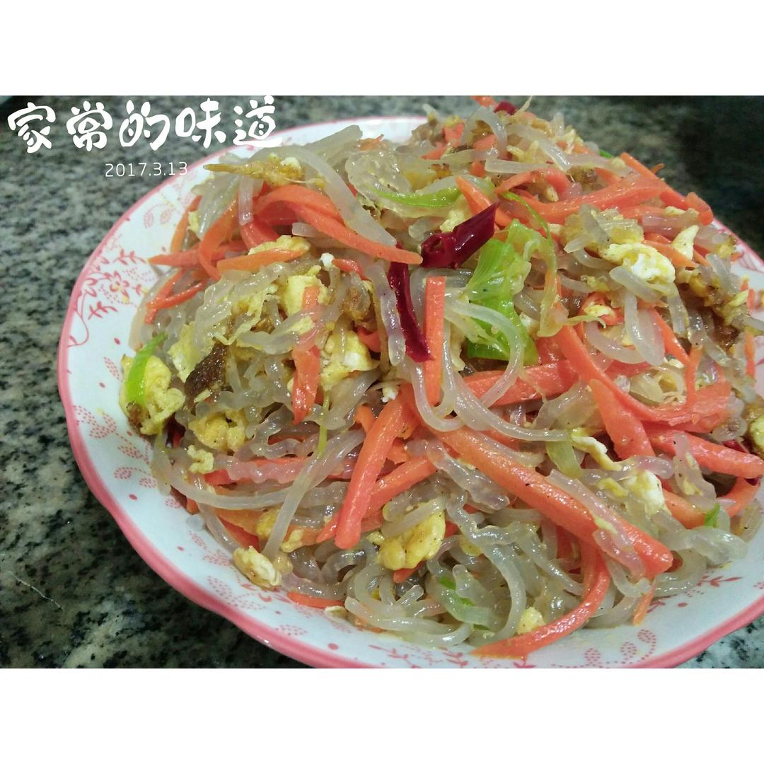 鸡蛋炒粉丝