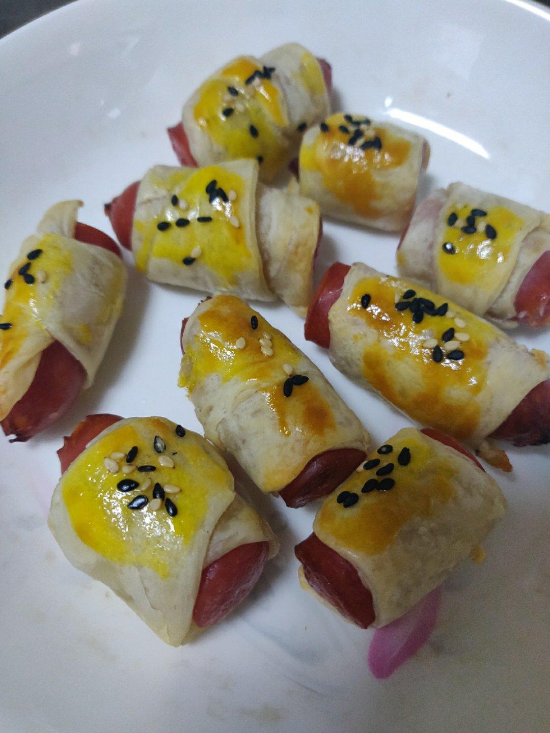 香酥香肠卷