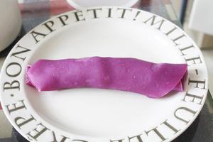 宝宝辅食：紫甘蓝南瓜鳕鱼芝士小卷儿的做法 步骤8