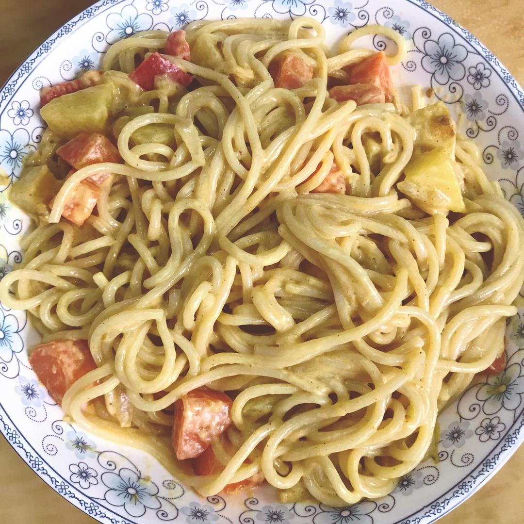 咖喱意大利面