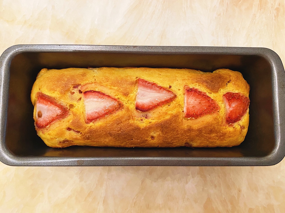 草莓快手面包丨健康·烘焙