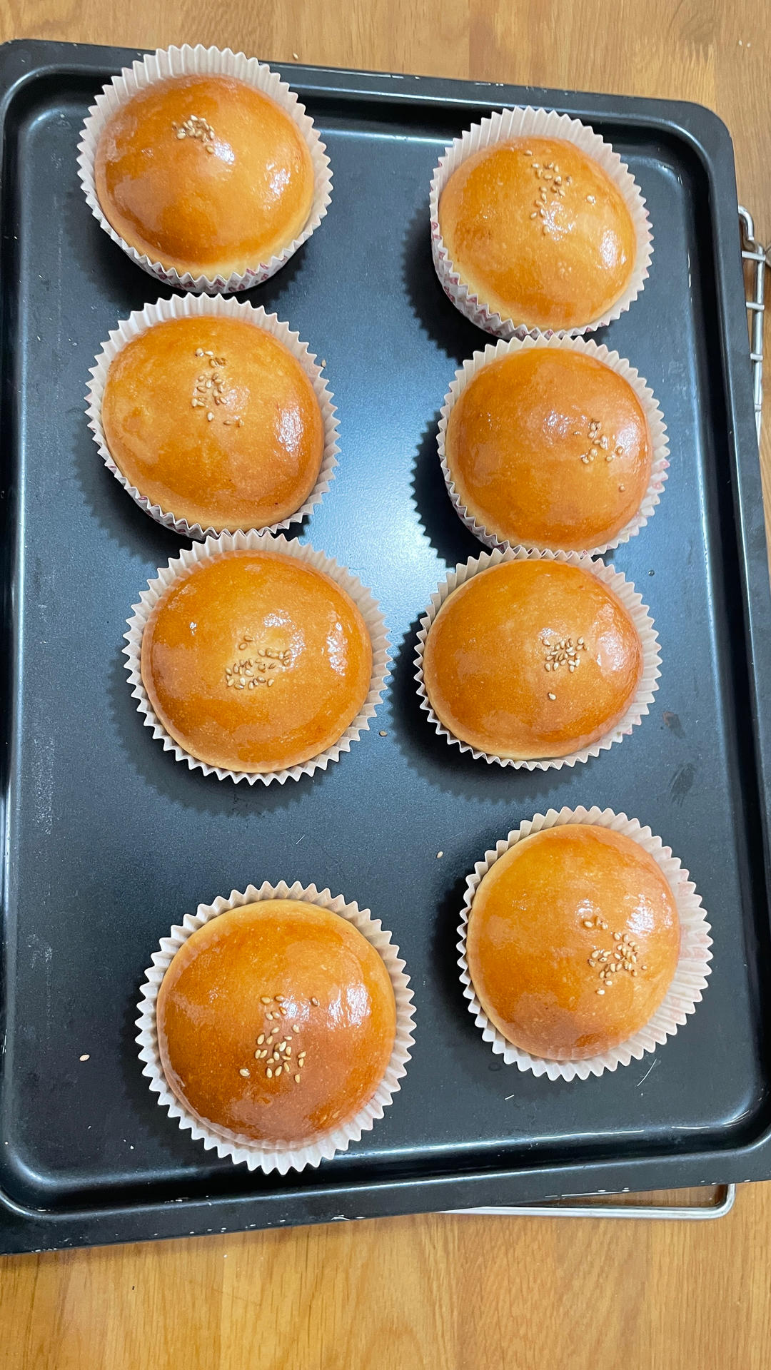 酸奶红豆小面包