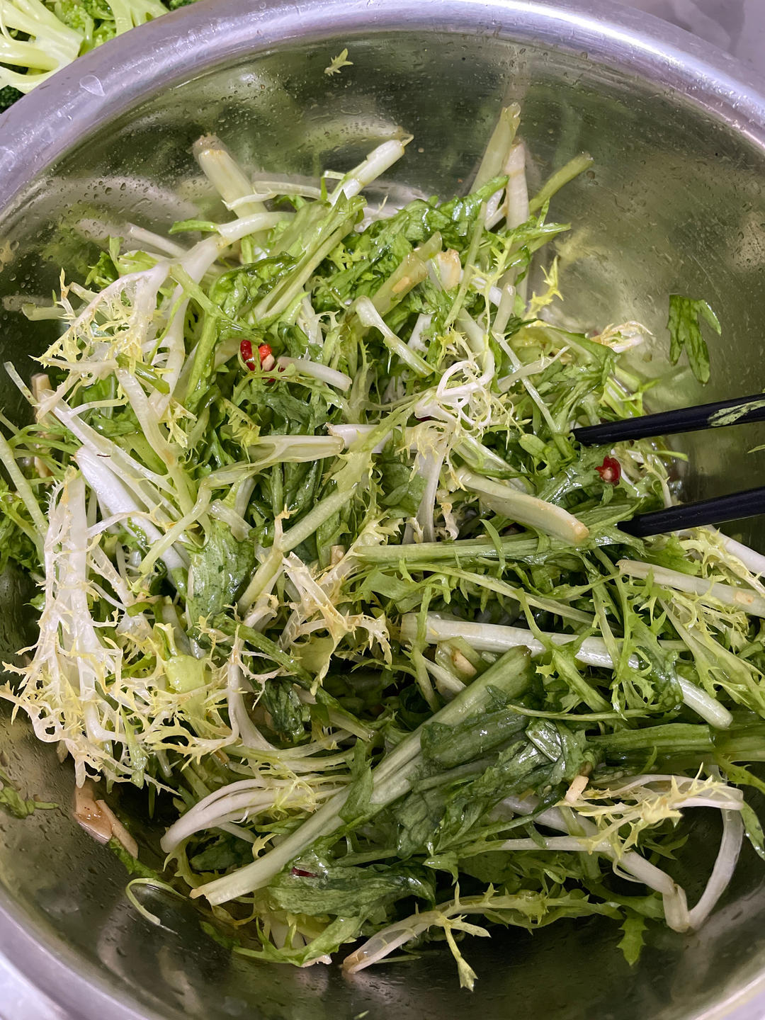 凉拌苦菊——简单爽口