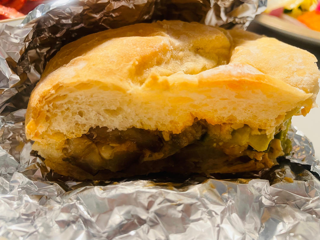 【保罗教你做面包】烤蔬菜野餐面包