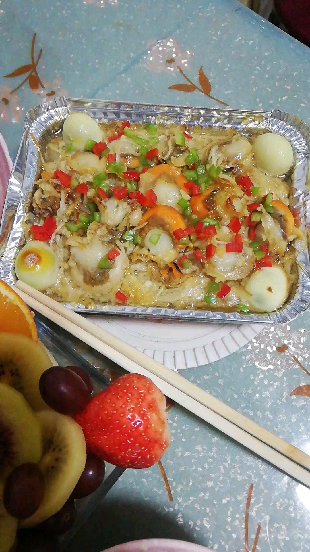 烤箱版锡纸金针菇