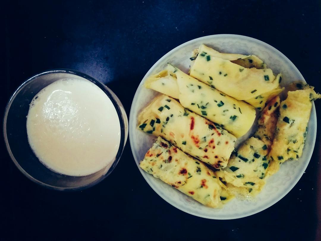 快手鸡蛋饼～～十分钟早餐！