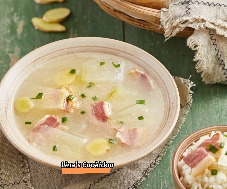 火腿冬瓜汤（小美版）的做法