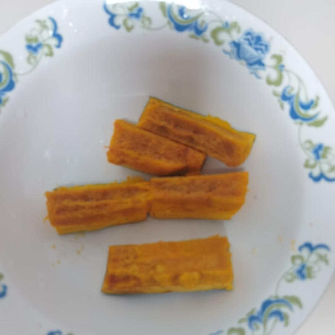微波炉蒸南瓜
