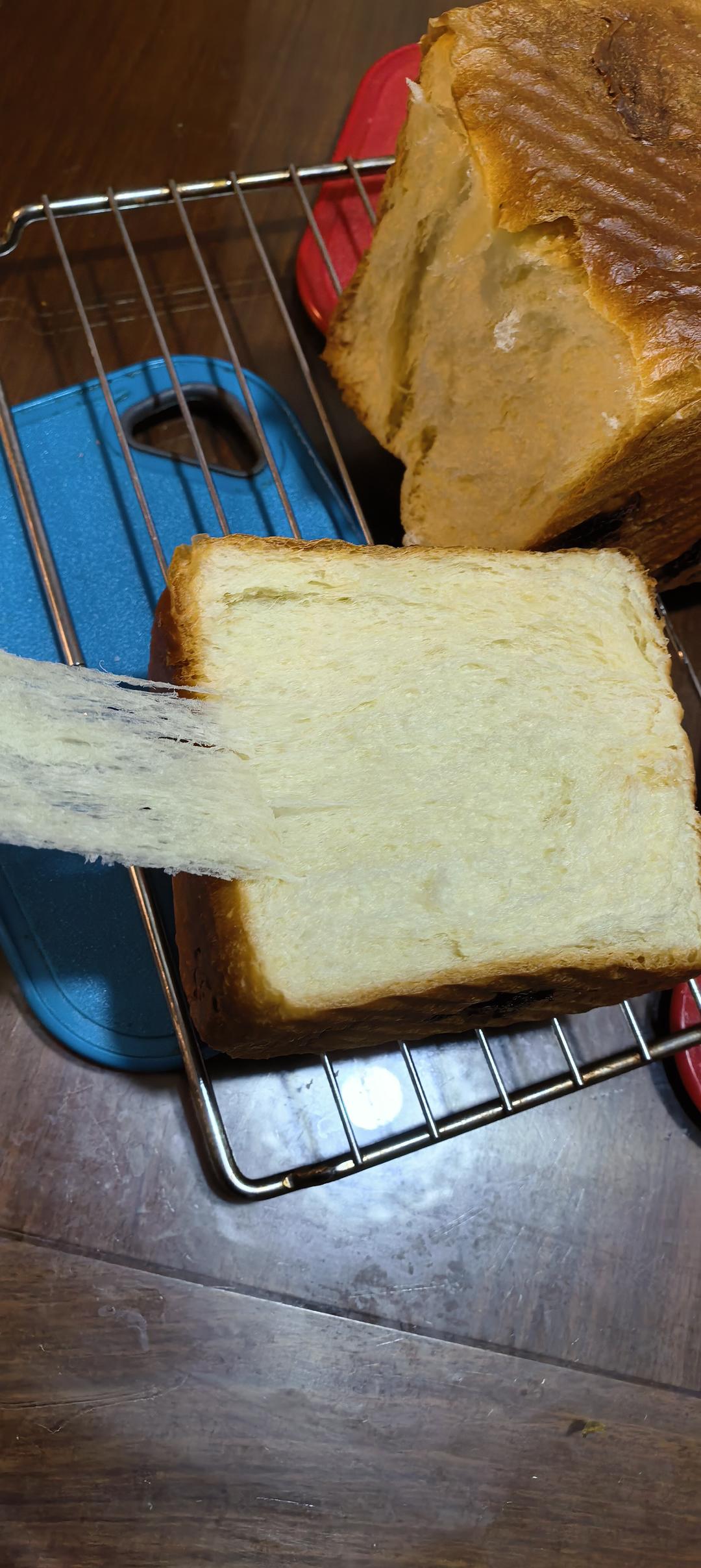 柏翠面包机-超软拉丝吐司面包一次性发酵