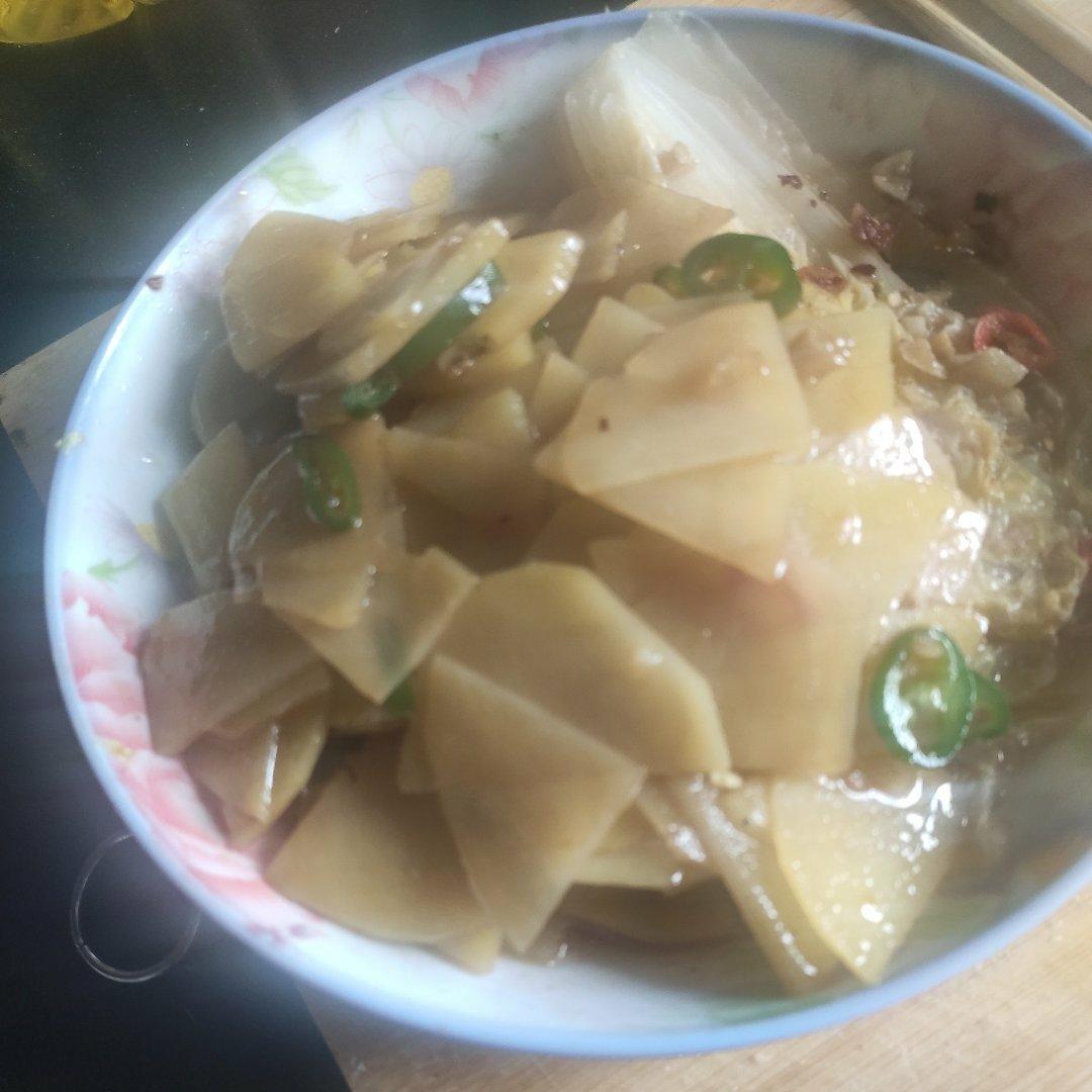 家常炒土豆片
