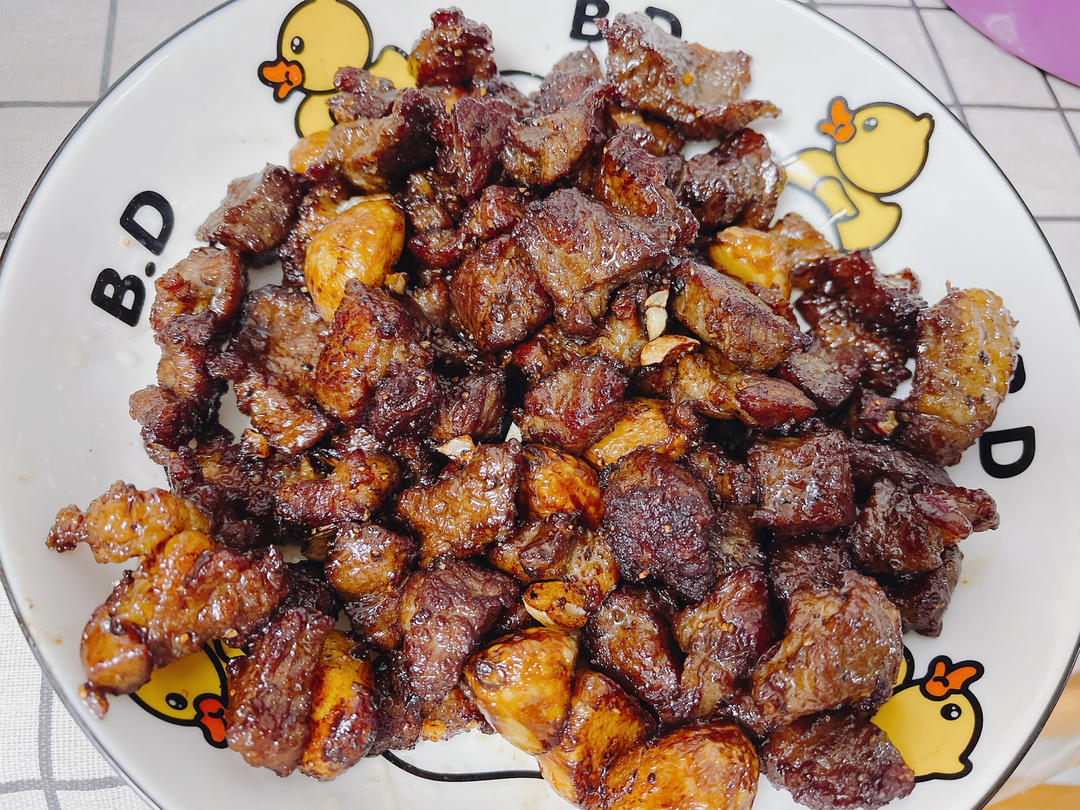 黑蒜子牛肉粒-津门秘方-家庭制作详细版