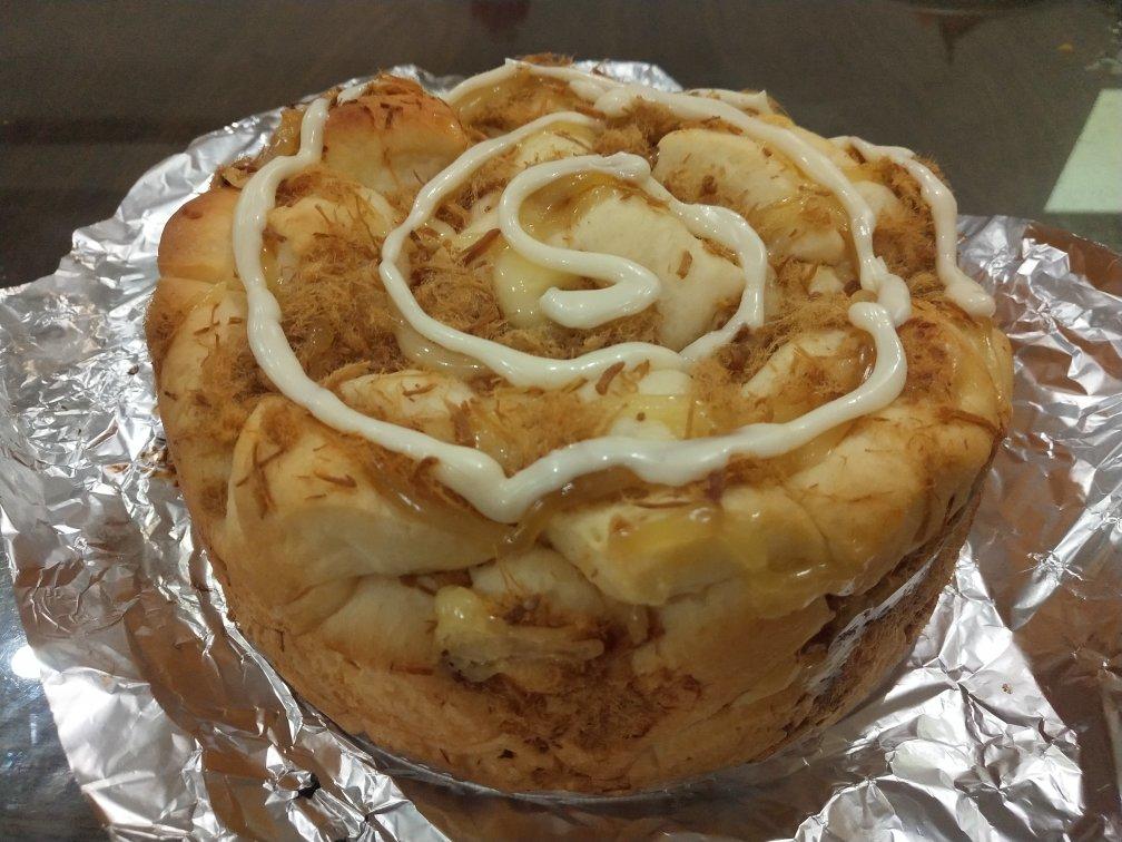 肉松手撕面包—超软会爆浆的面包哟