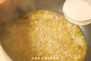 干贝菌菇浓汤的做法 步骤16