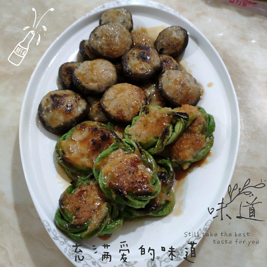 美丽的冬菇凉：冬菇酿