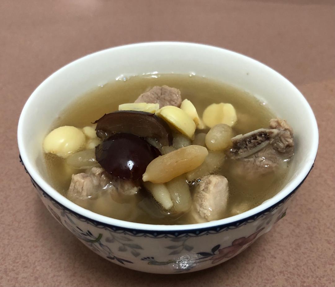 除心烦,安神固肾^_^用料排骨/或瘦肉300克莲子12粒麦冬10克红枣4颗盐