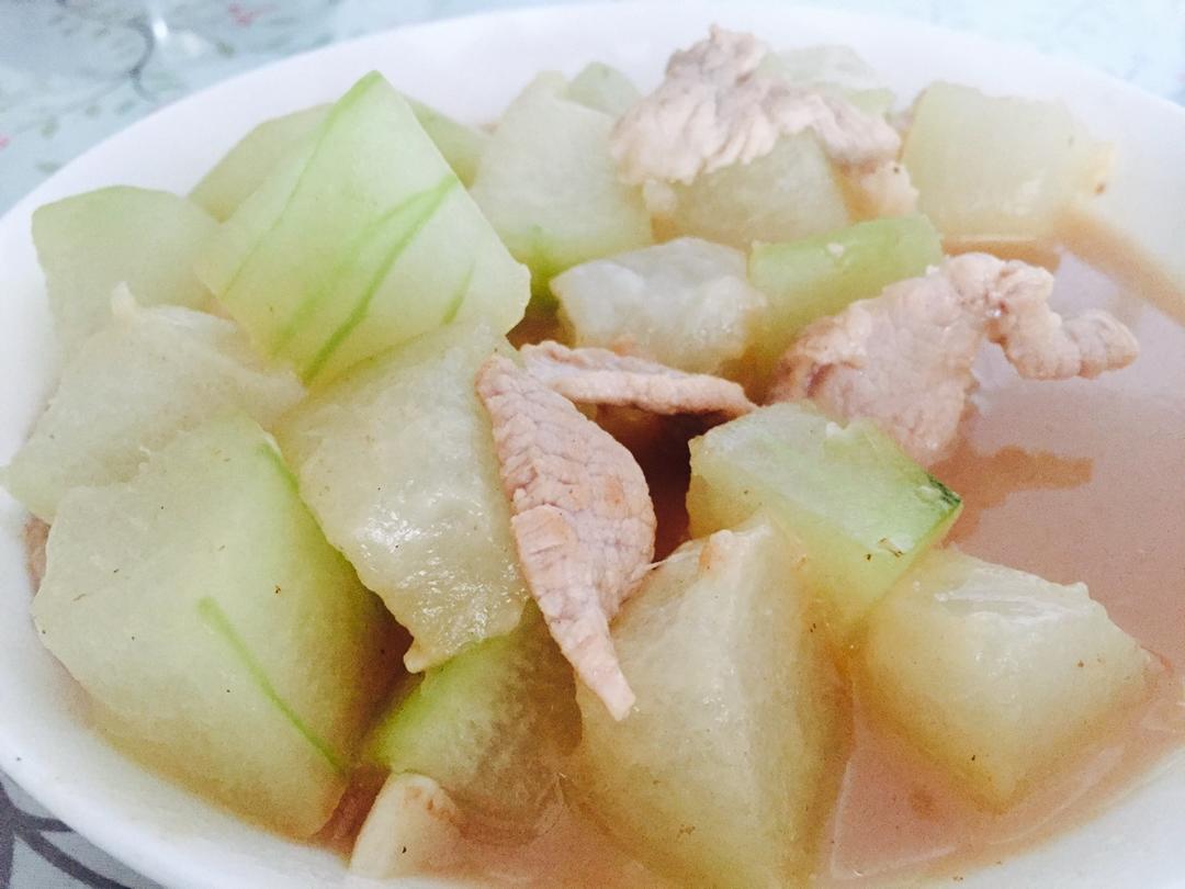 打卡55天做的快手菜冬瓜炒肉片健康版