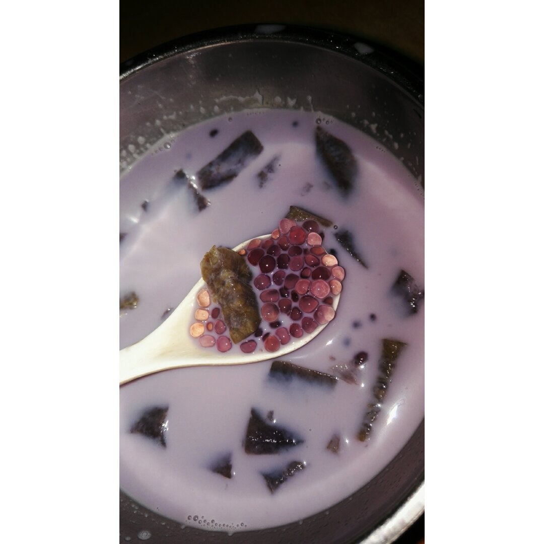 紫薯椰奶西米露