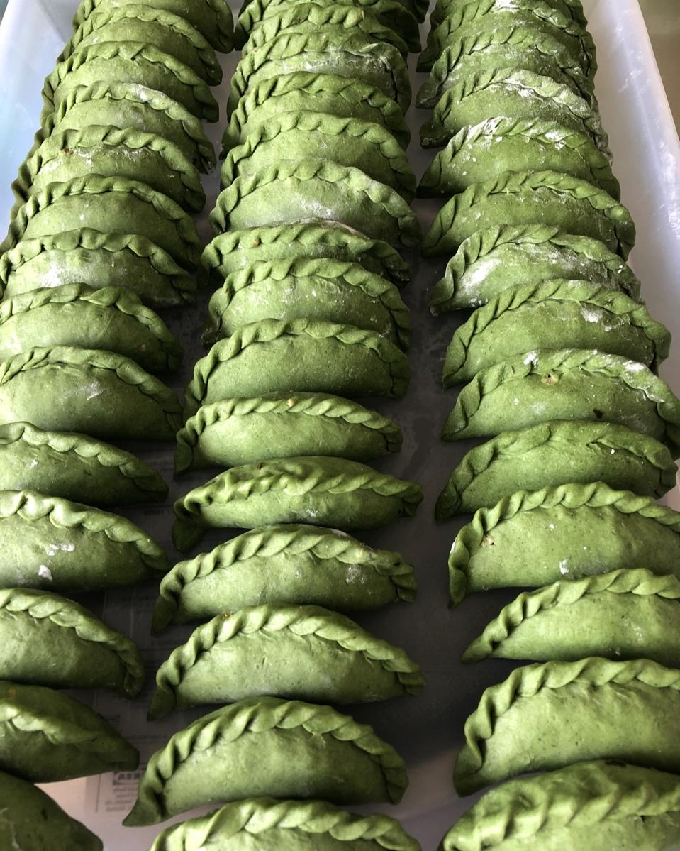 最正宗的艾饺清明果