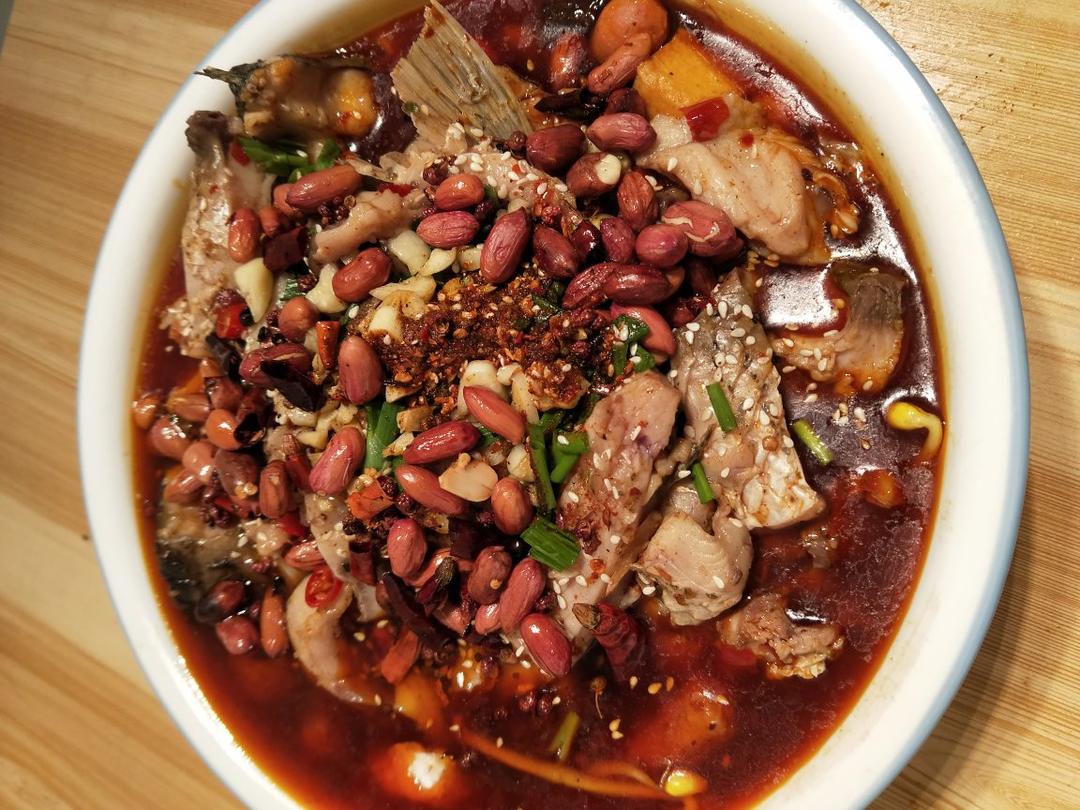 家常麻辣水煮草鱼片