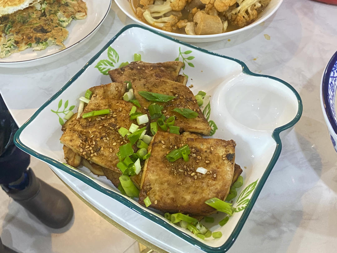 比烧烤摊还好吃的孜然烤豆腐