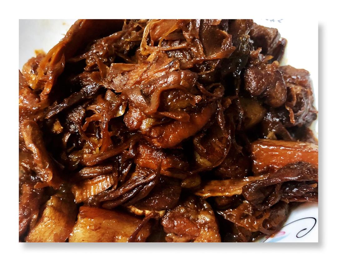 梅干菜烧肉 小美版的做法