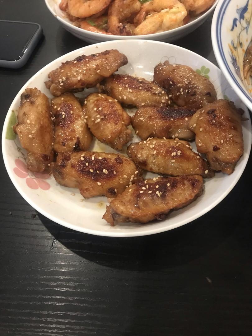 免烤箱❗️好吃到舔手指的蒜香孜然奥尔良鸡翅