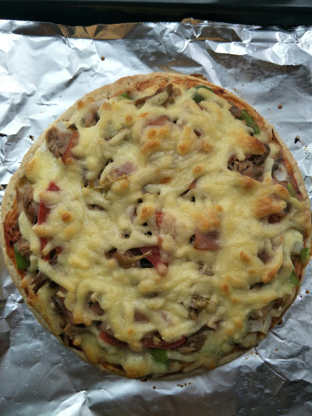 金枪鱼火腿pizza
