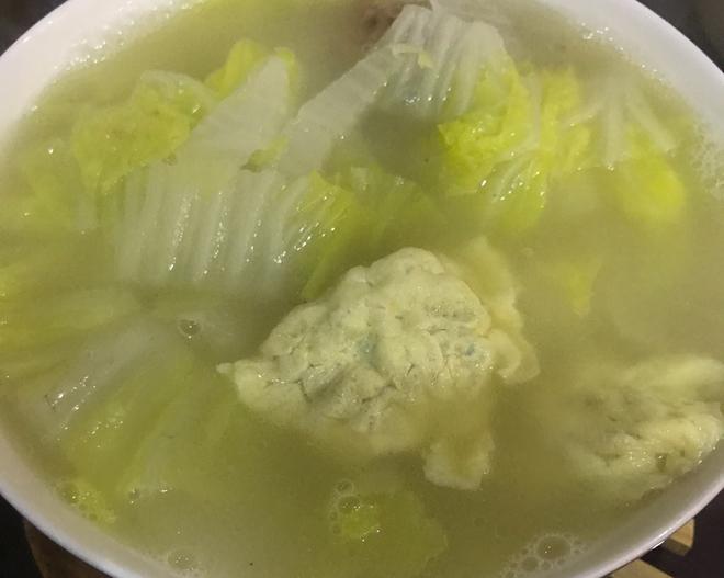 白菜蛋饺汤的做法