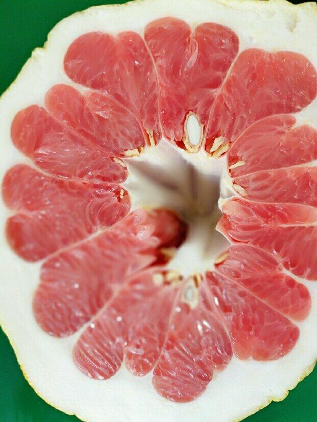 果蔬拼盘盘饰摆盘(柚子盘花)