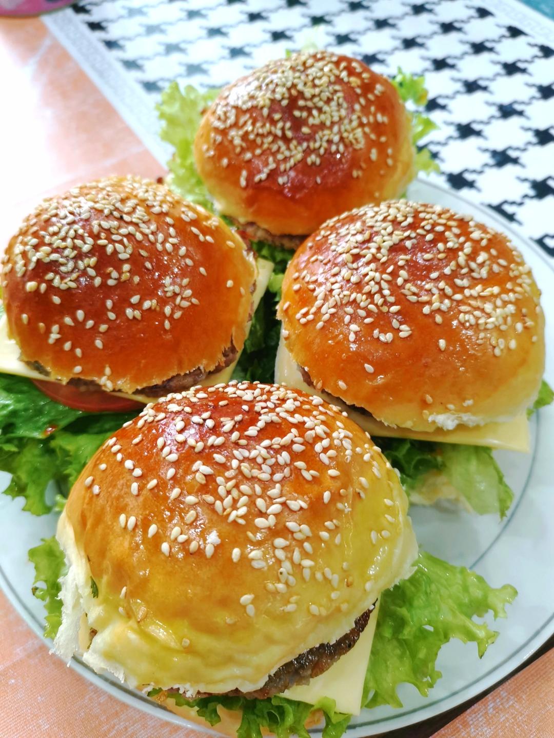 自制汉堡包（内附做汉堡胚）