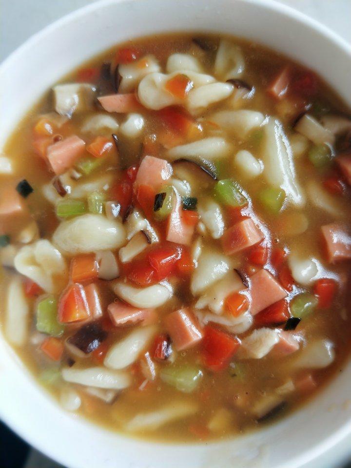 染黛如歌_axg8做的烩麻食