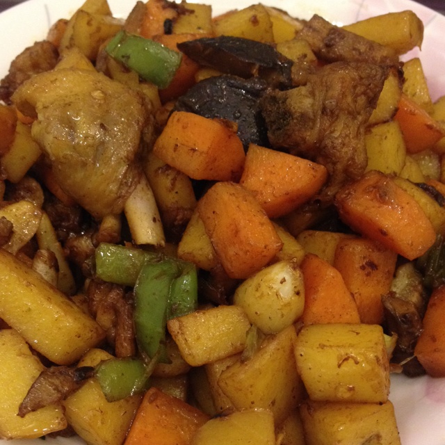 红烧胡萝卜土豆