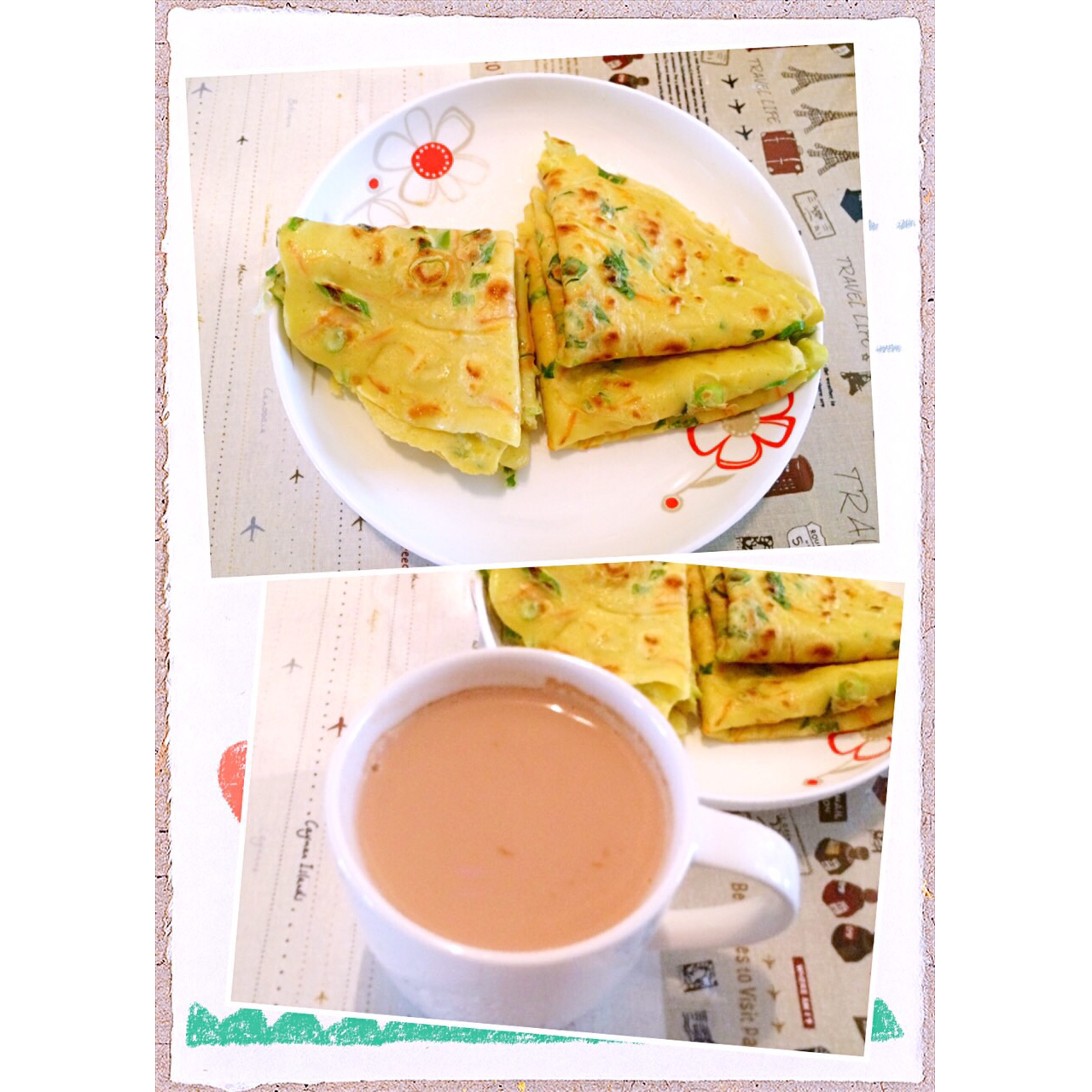 香葱鸡蛋饼