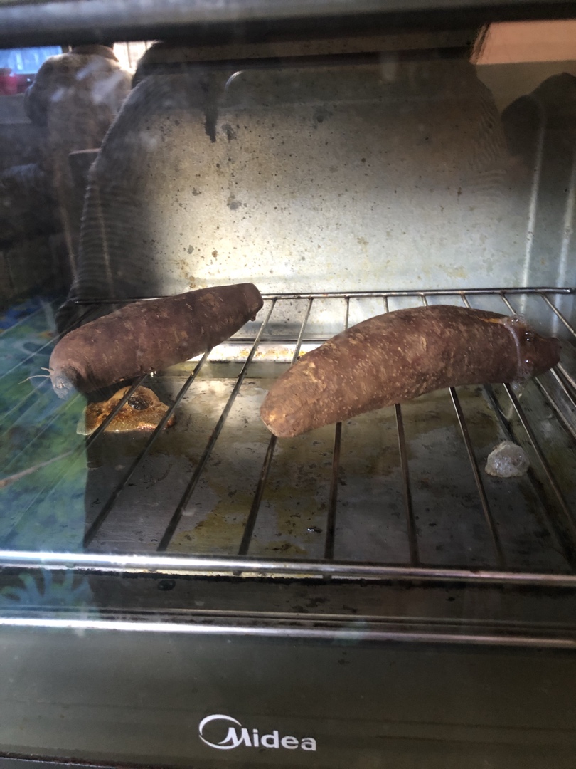 烤箱烤红薯