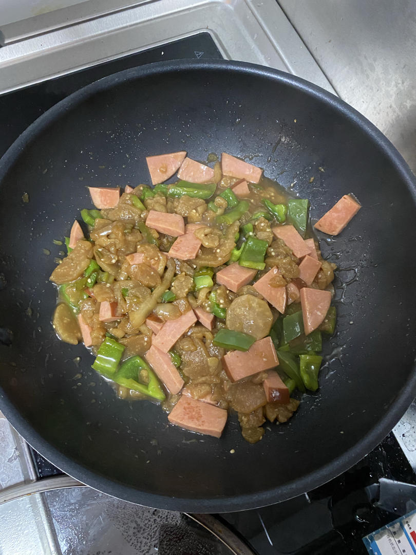 茄子炒肉