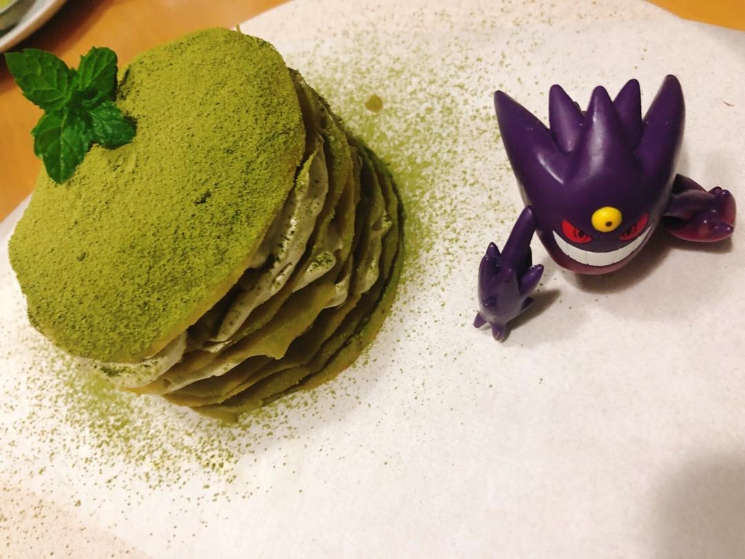 美味的煎蛋糕—抹茶千层蛋糕