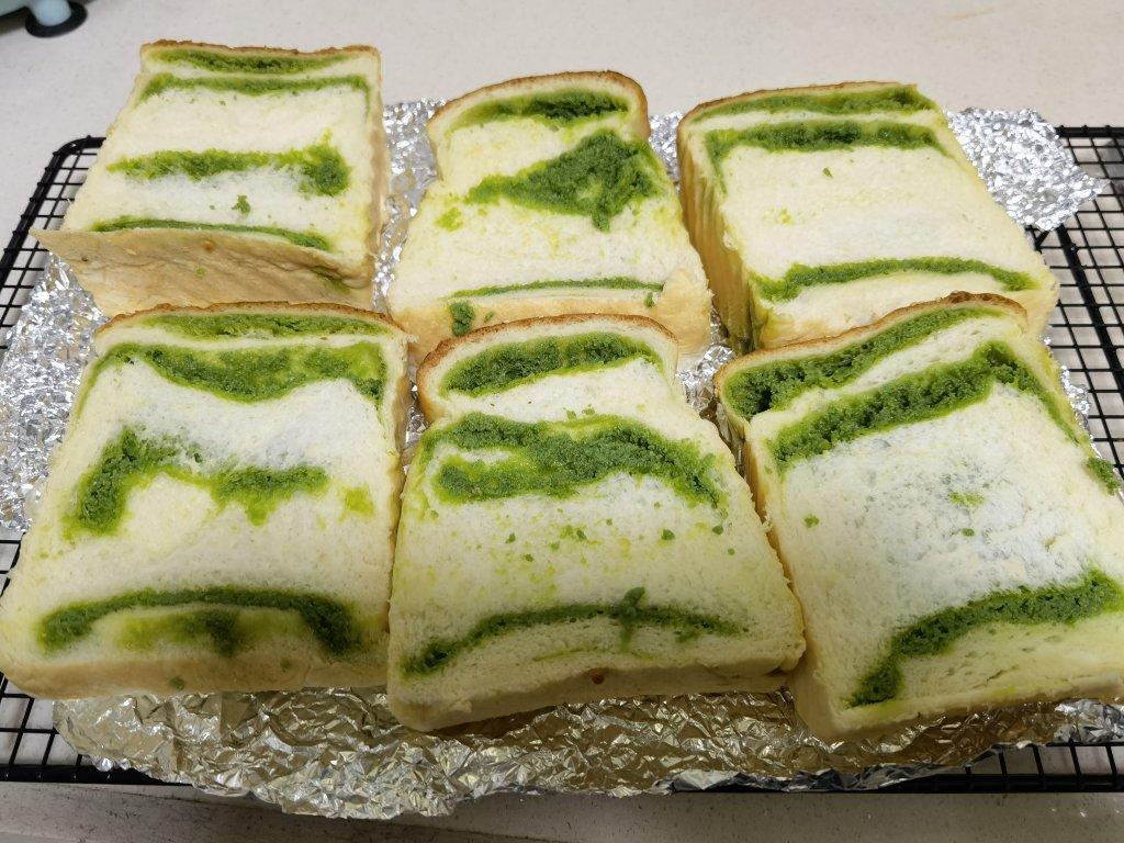 【奶酥吐司】｜抹茶+可可两种口味｜简单快手版