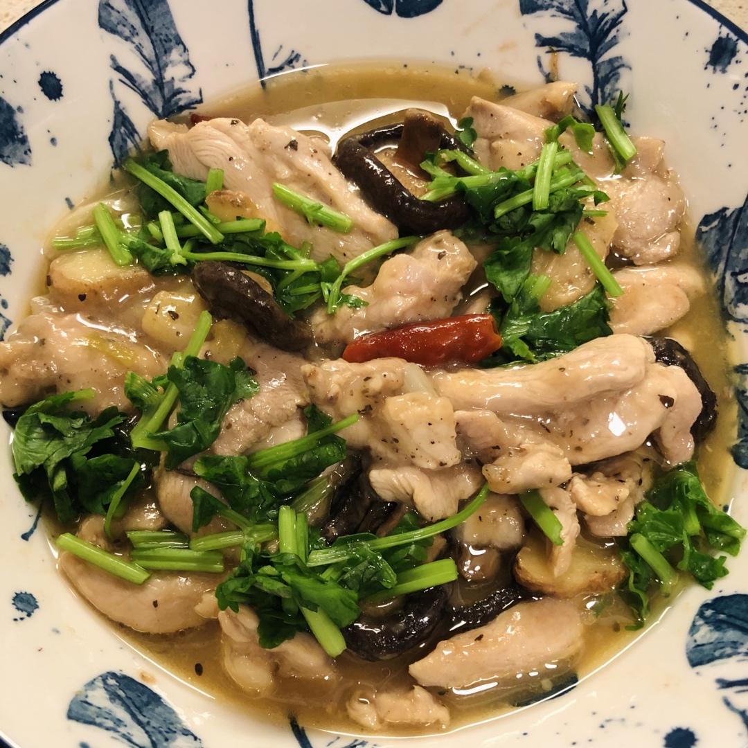 香菇蒸滑鸡