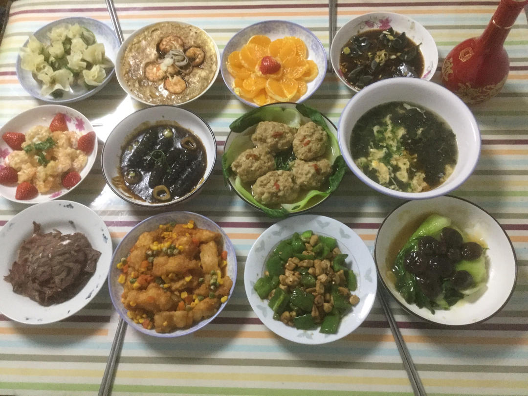 2021吉祥如意年夜饭菜单